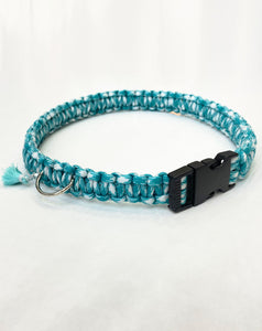 Handmade collar- light blue