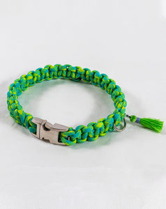 Handmade collar- green